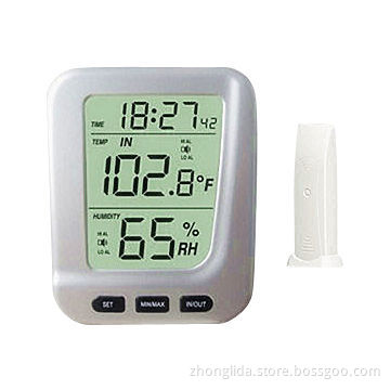 Wireless Digital Room Thermometer with Indoor/Outdoor Temperature, 433 and 868MHz Frequency